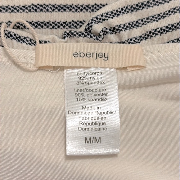 Eberjey X Revolve Margarita One Piece In Sea Stripe NWT Size Medium - Picture 6 of 9